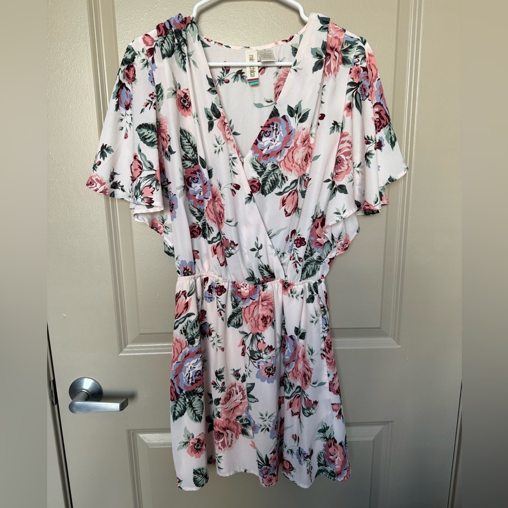 Floral V-Neck Dress